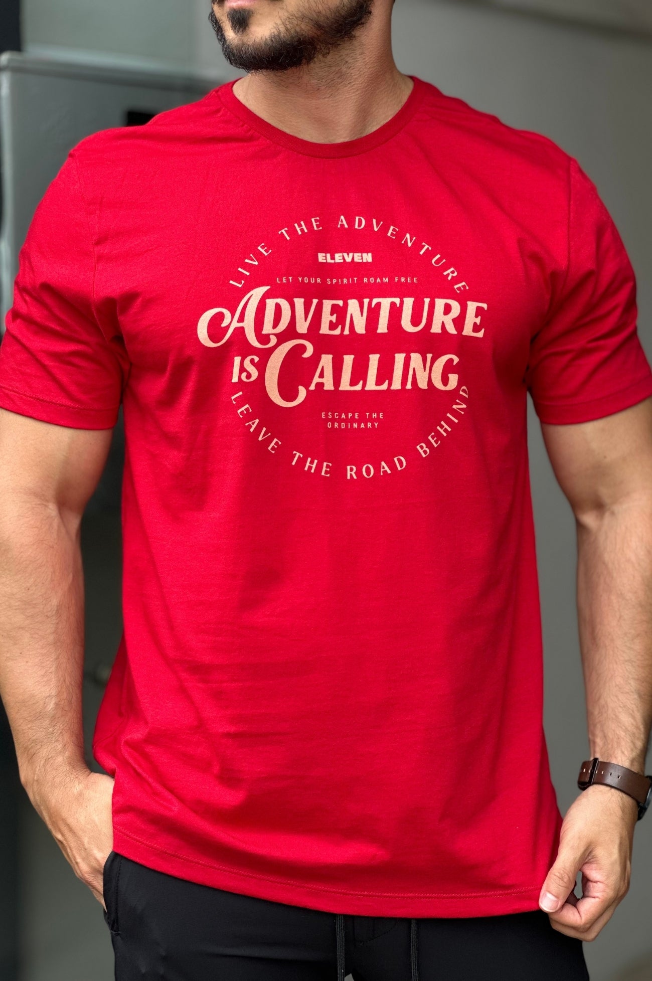 Camiseta Vermelha Eleven