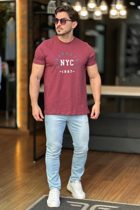 Camiseta Vinho Aeropostale