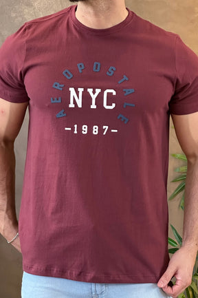 Camiseta Vinho Aeropostale