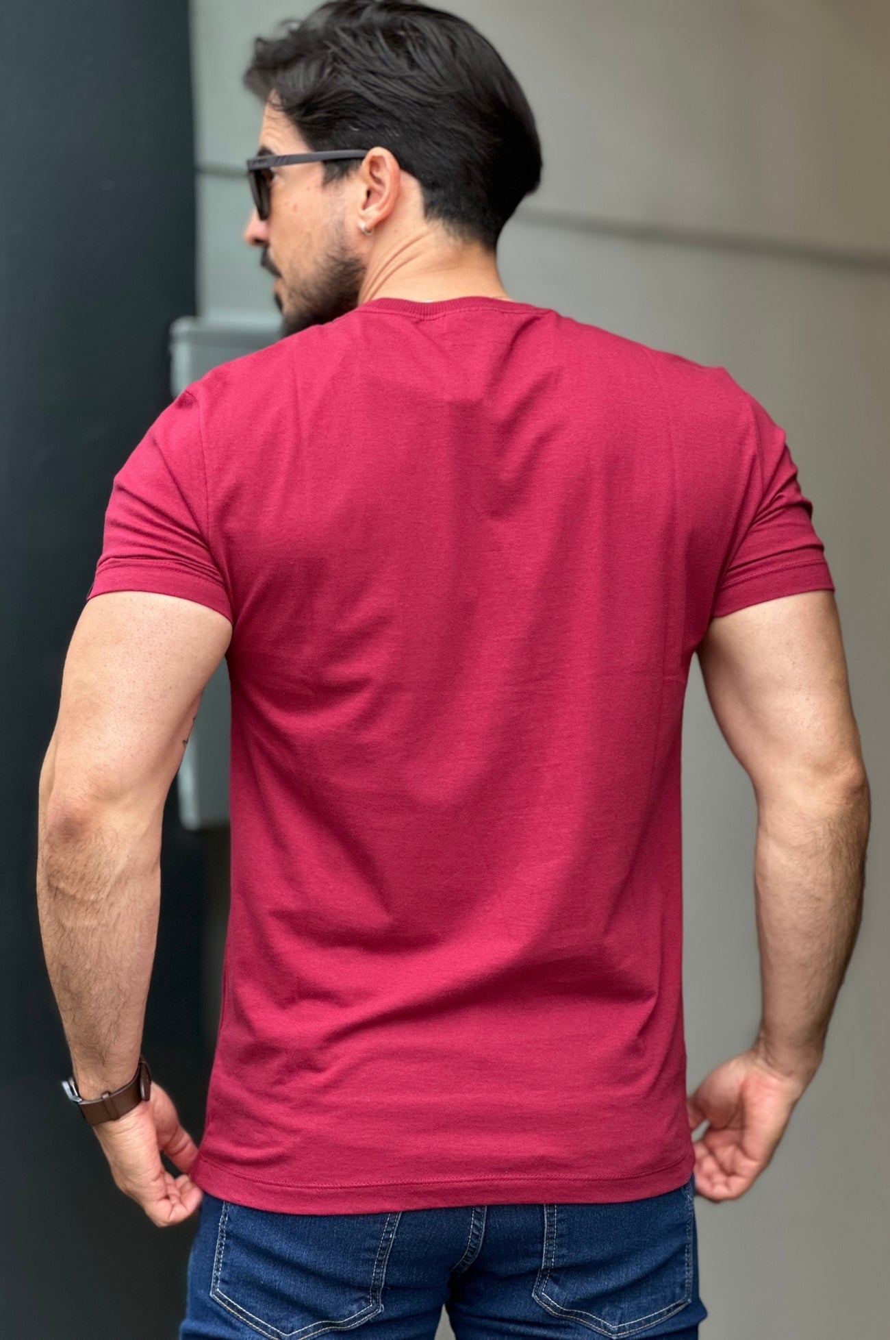 Camiseta Vinho New Era