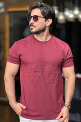 Camiseta Vinho com Lobo Acostamento