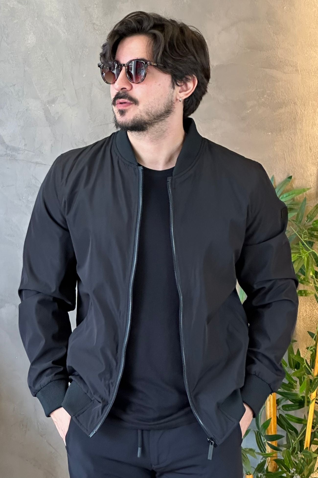 Jaqueta Bomber Preta Kingjoe