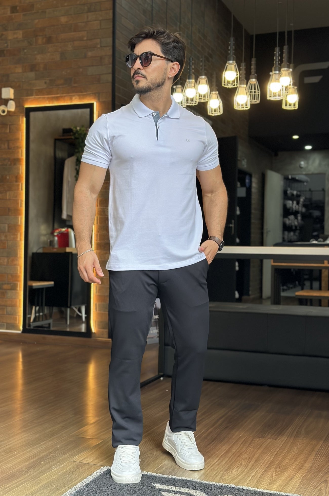 Polo com Elastano Ogochi