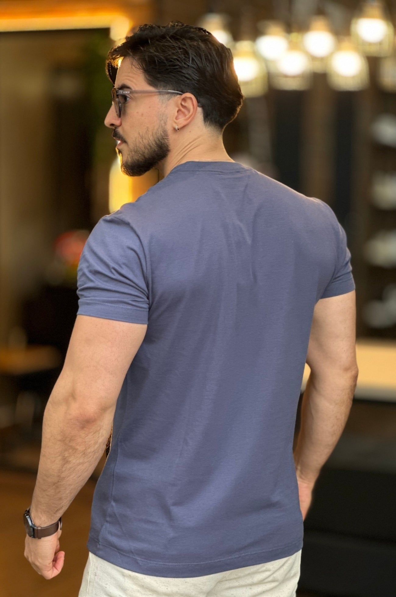 Camiseta Micro Azul Marinho