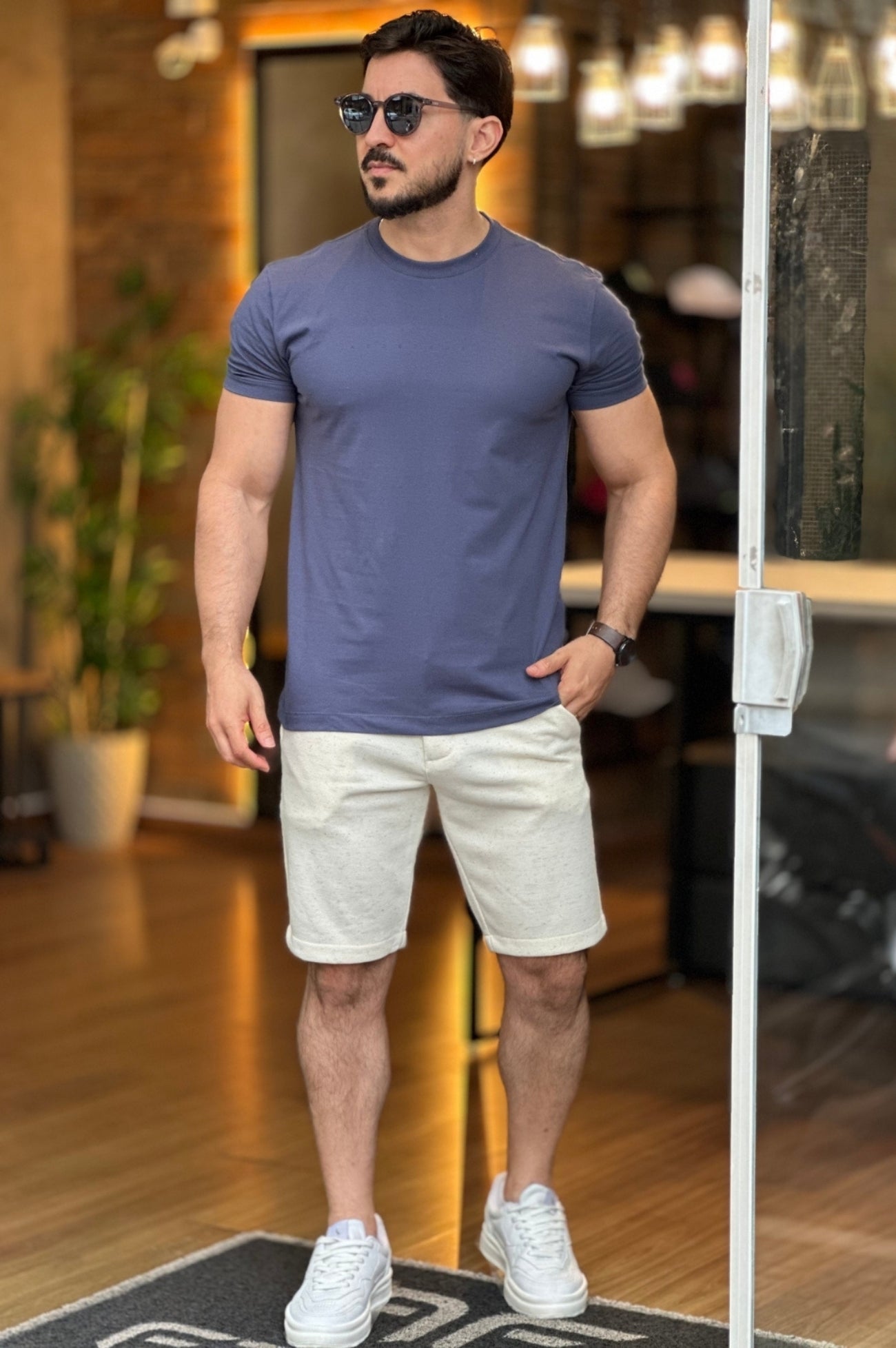 Camiseta Micro Azul Marinho