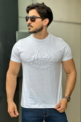 Camiseta Branca Bordada Aeropostale