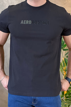 Camiseta Aeropostale Logo Preta