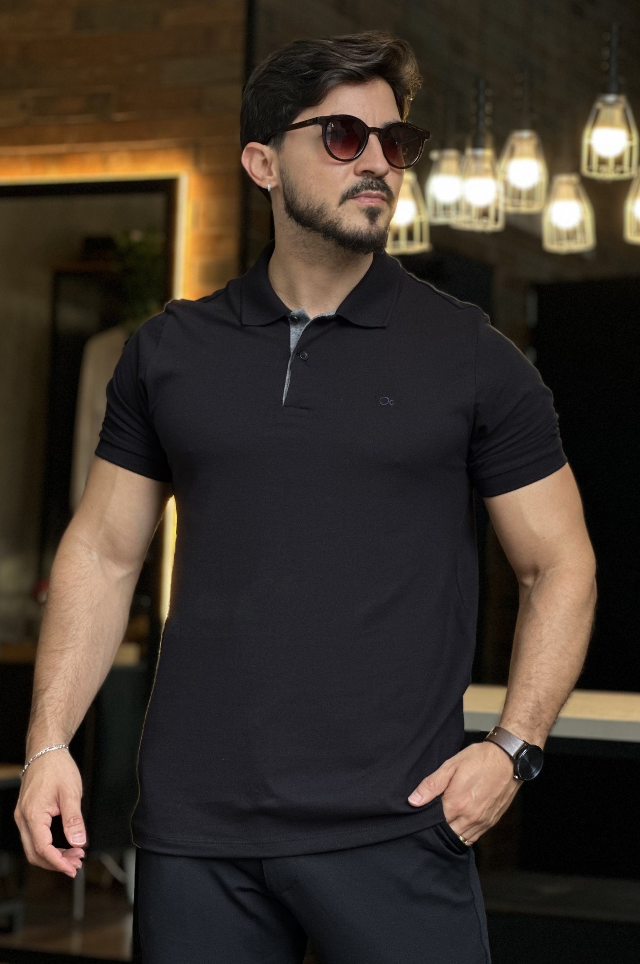 Polo com Elastano Ogochi