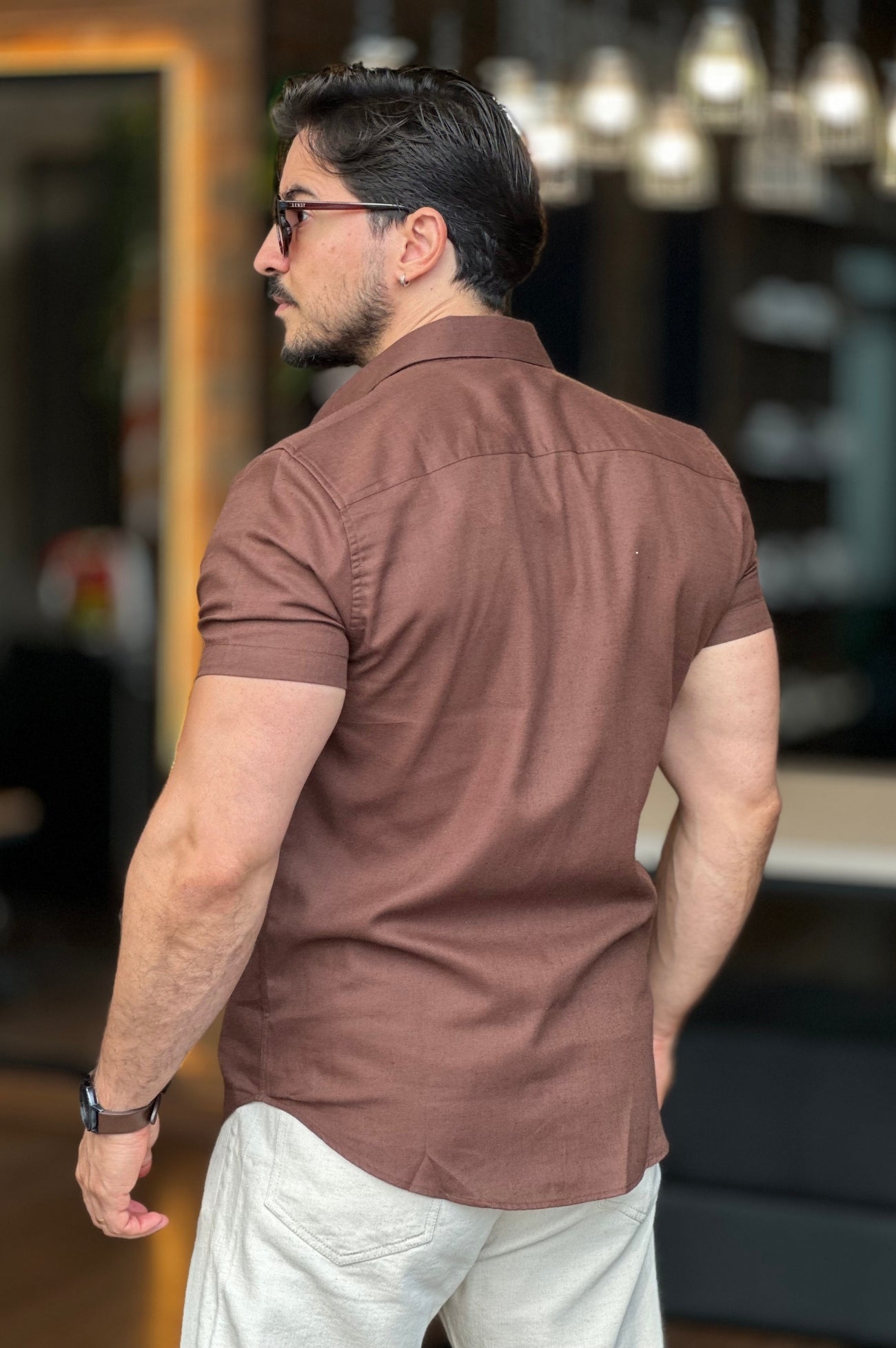 Camisa Marrom Oxing