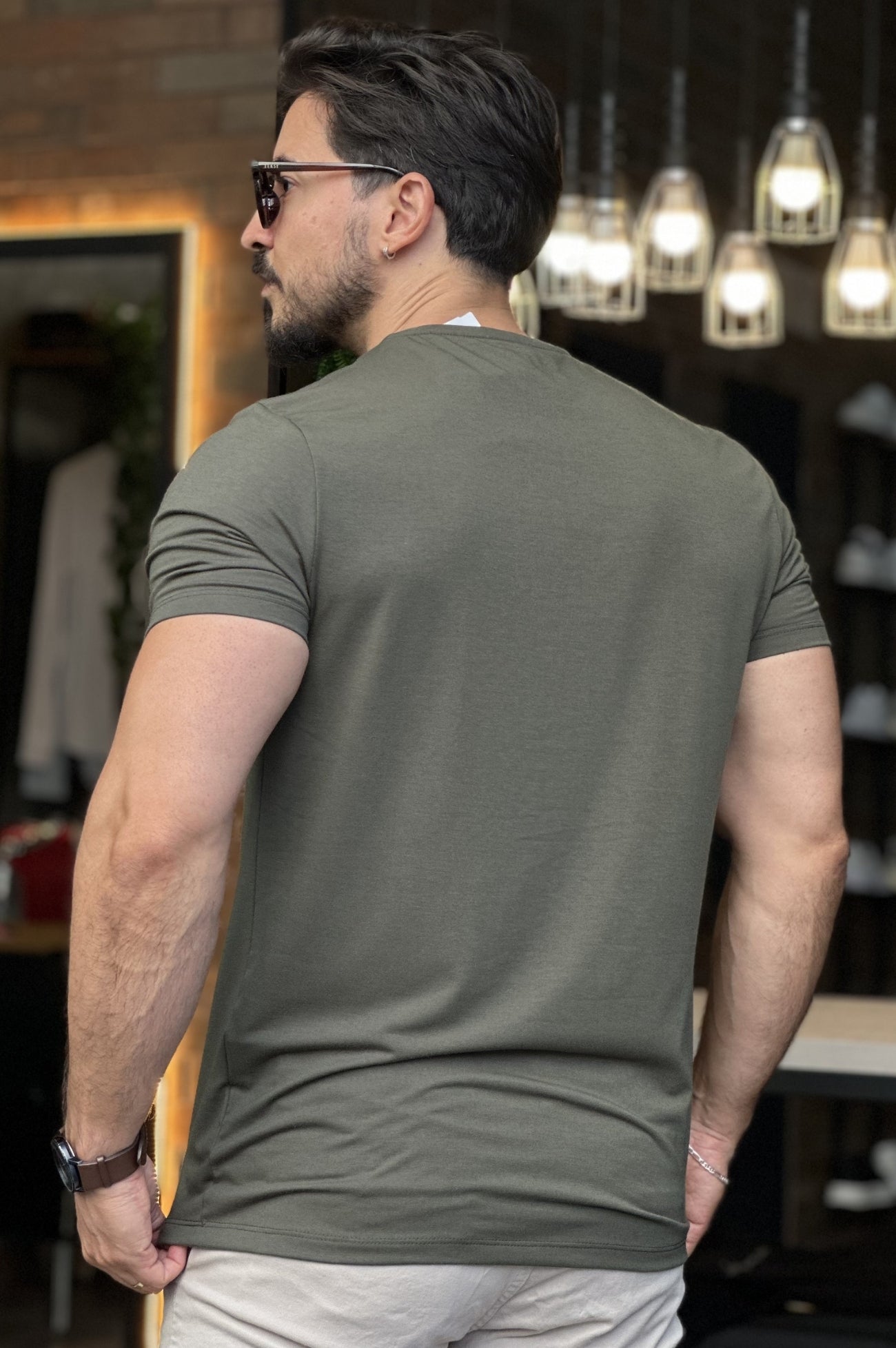 Camiseta Verde com Elastano DLZ