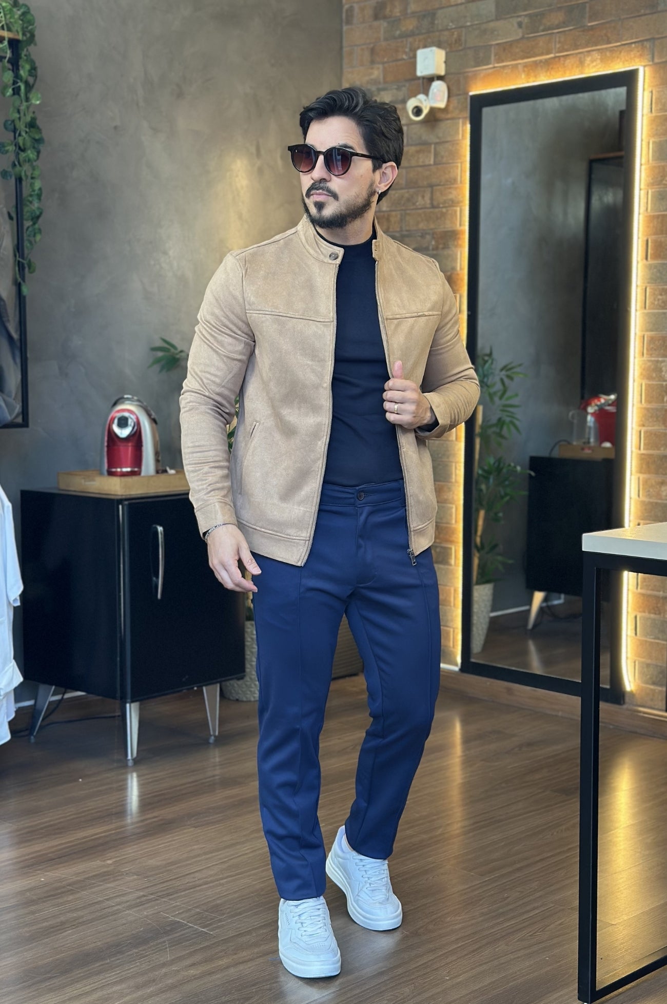 Jaqueta Suede Docthos