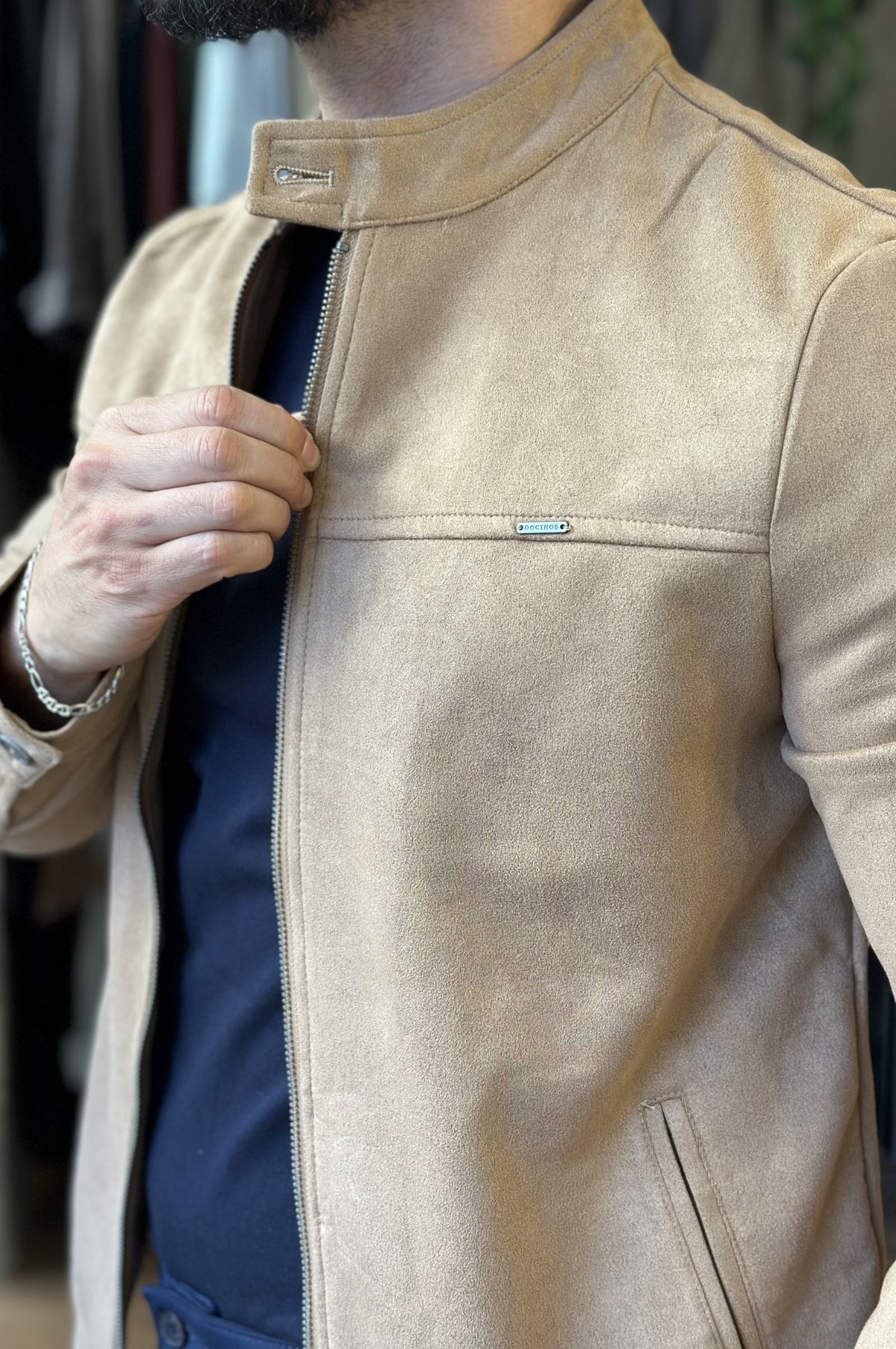 Jaqueta Suede Docthos