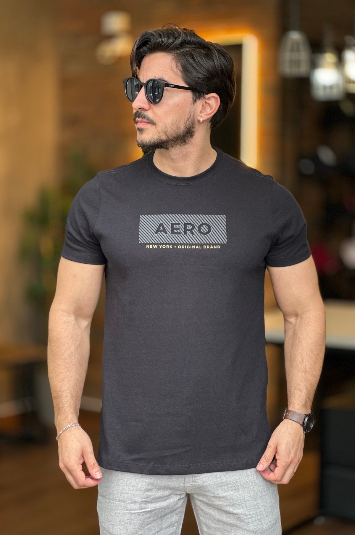 Camiseta Preta Aeropostale