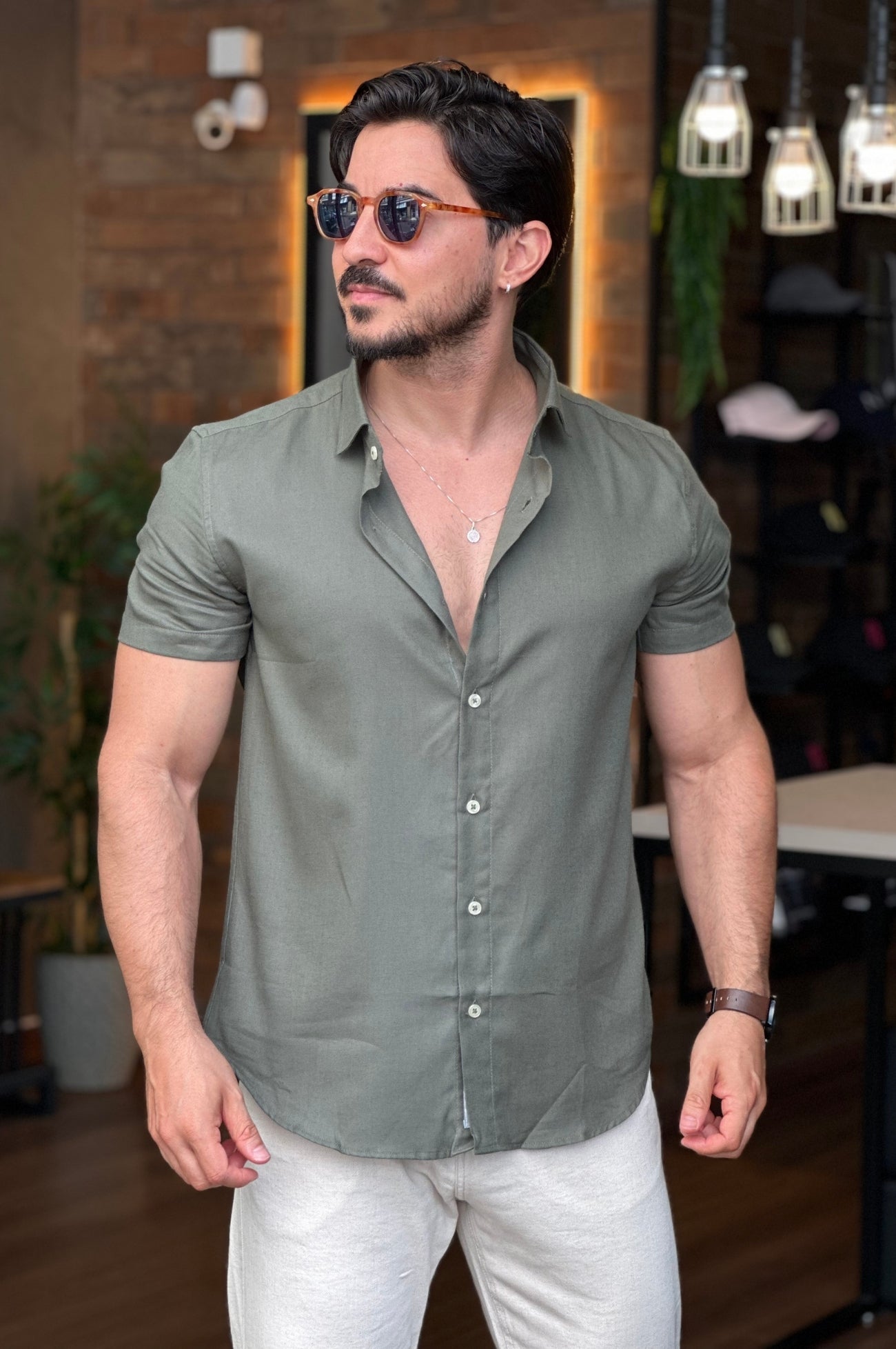 Camisa Verde Oxing