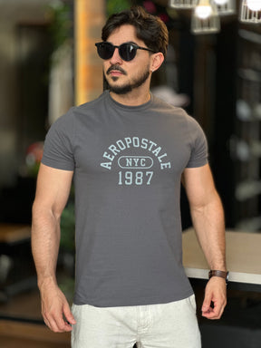 Camiseta cinza Aeropostale