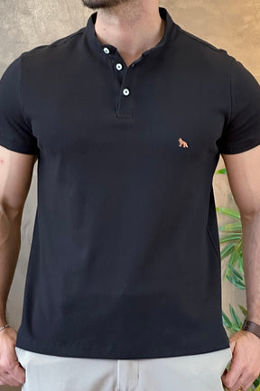 Polo Gola Padre Preta Acostamento