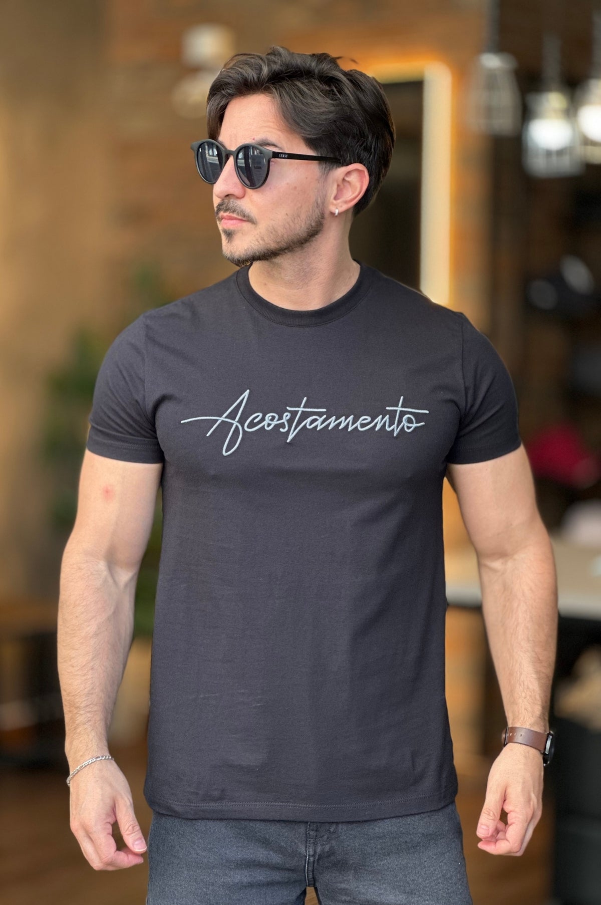 Camiseta Preta Acostamento