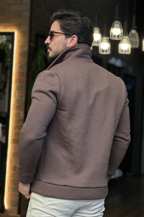 Jaqueta Overshirt Marrom DLZ