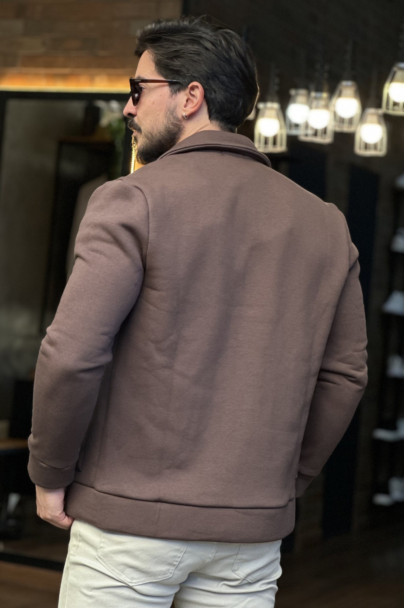 Jaqueta Overshirt Marrom DLZ