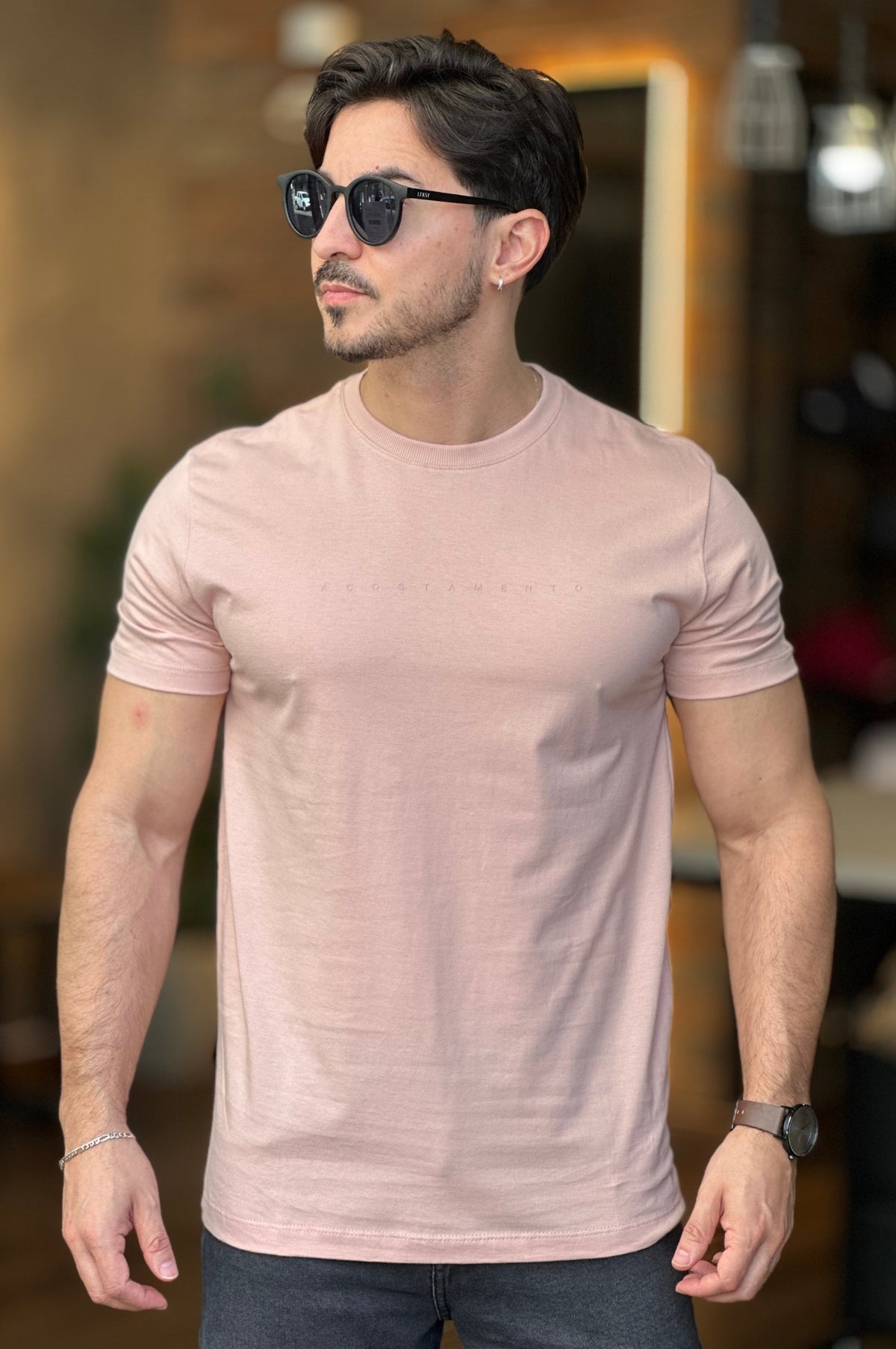 Camiseta Rosa Acostamento