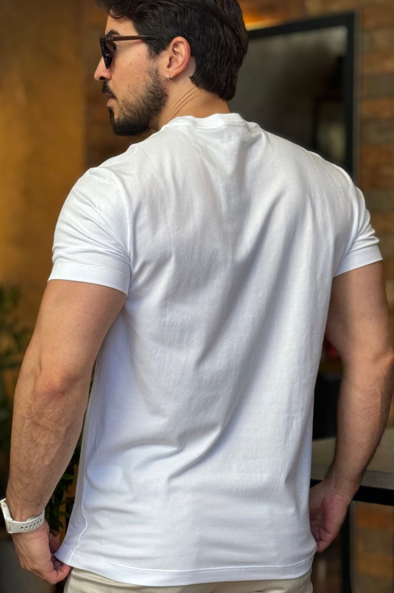 Camiseta Algodão com Elastano Acostamento