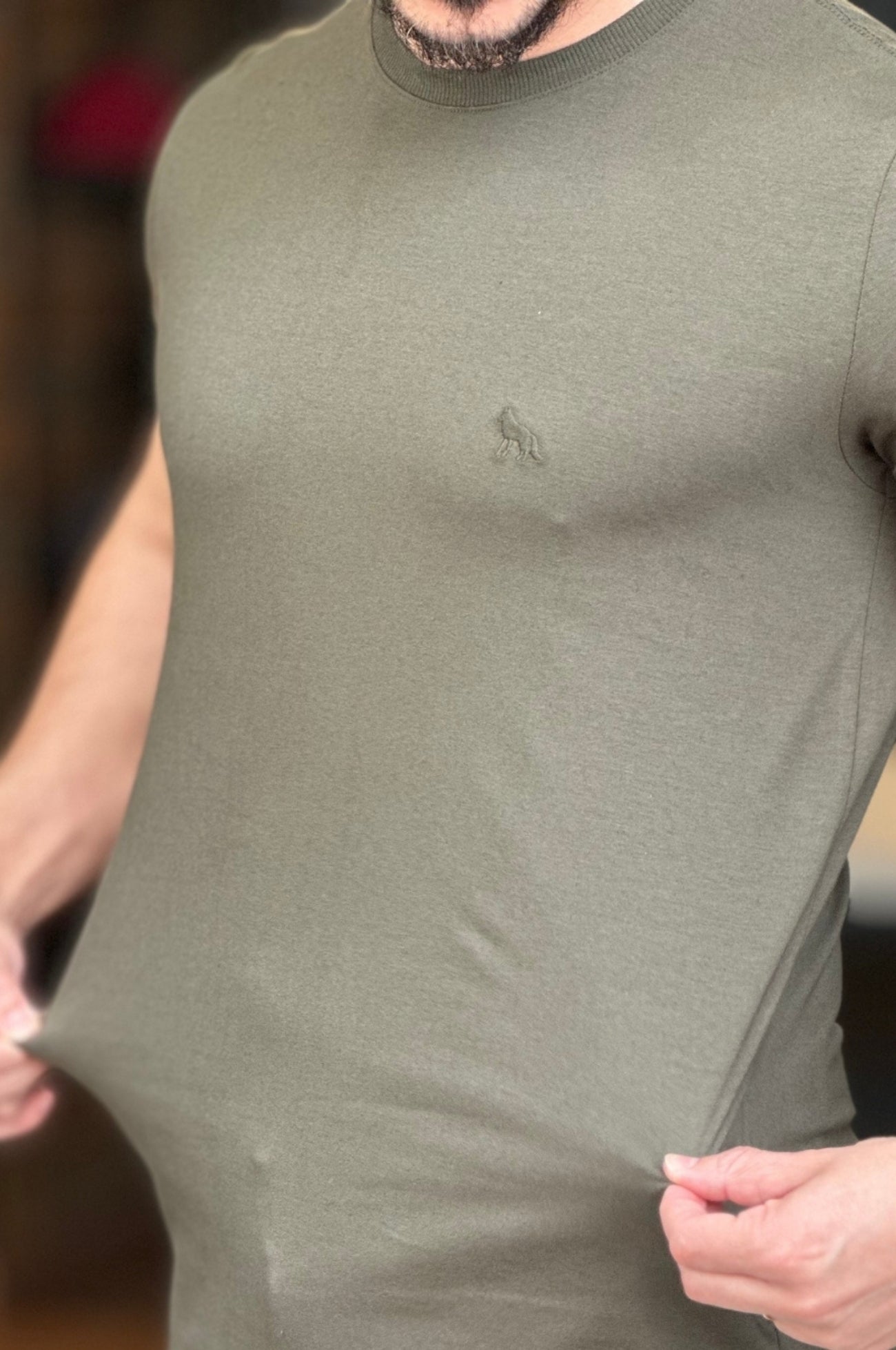 Camiseta Algodão com Elastano Acostamento