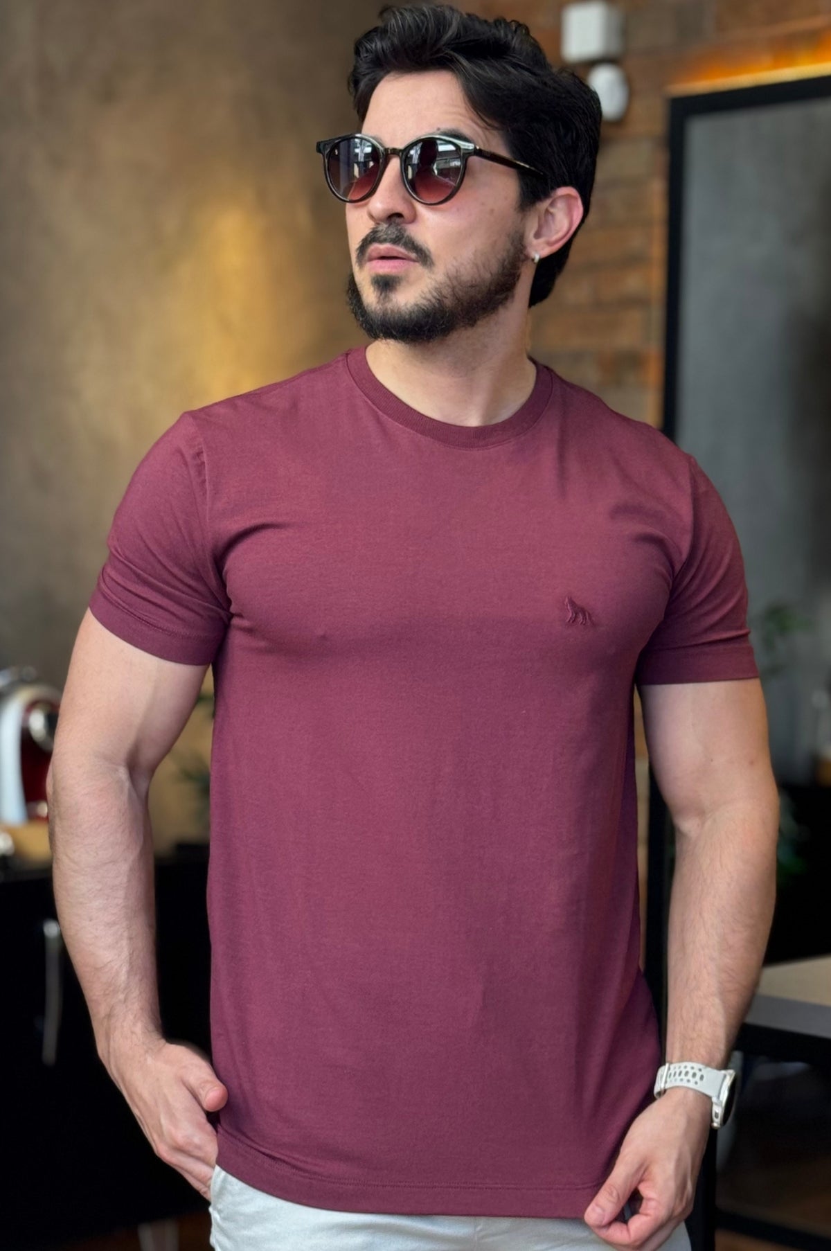 Camiseta Algodão com Elastano Acostamento
