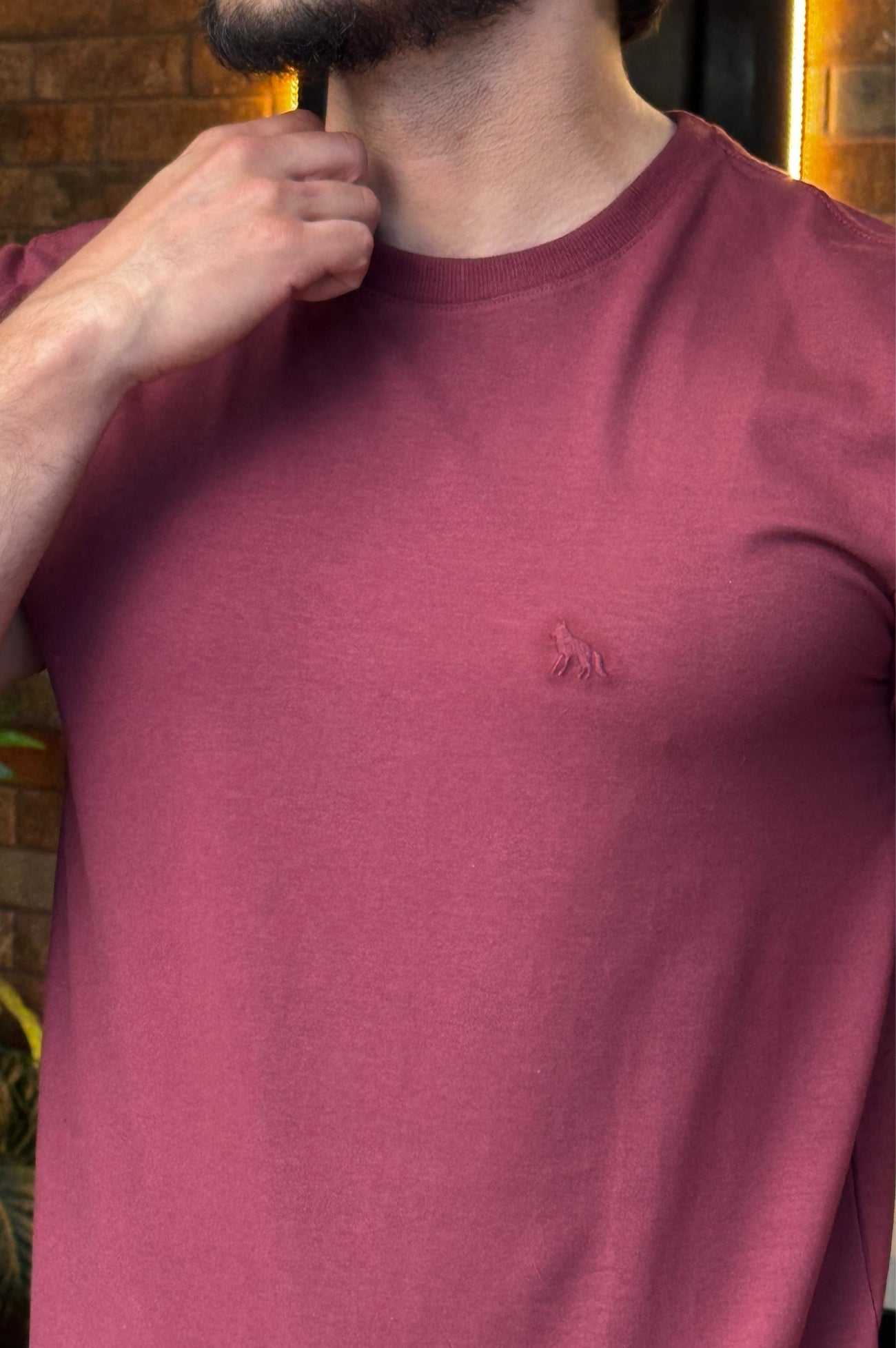 Camiseta Algodão com Elastano Acostamento