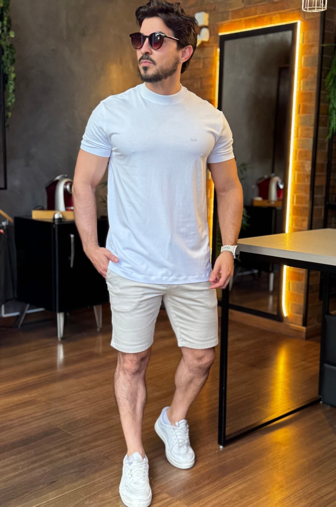 Camiseta com Escrita Acostamento