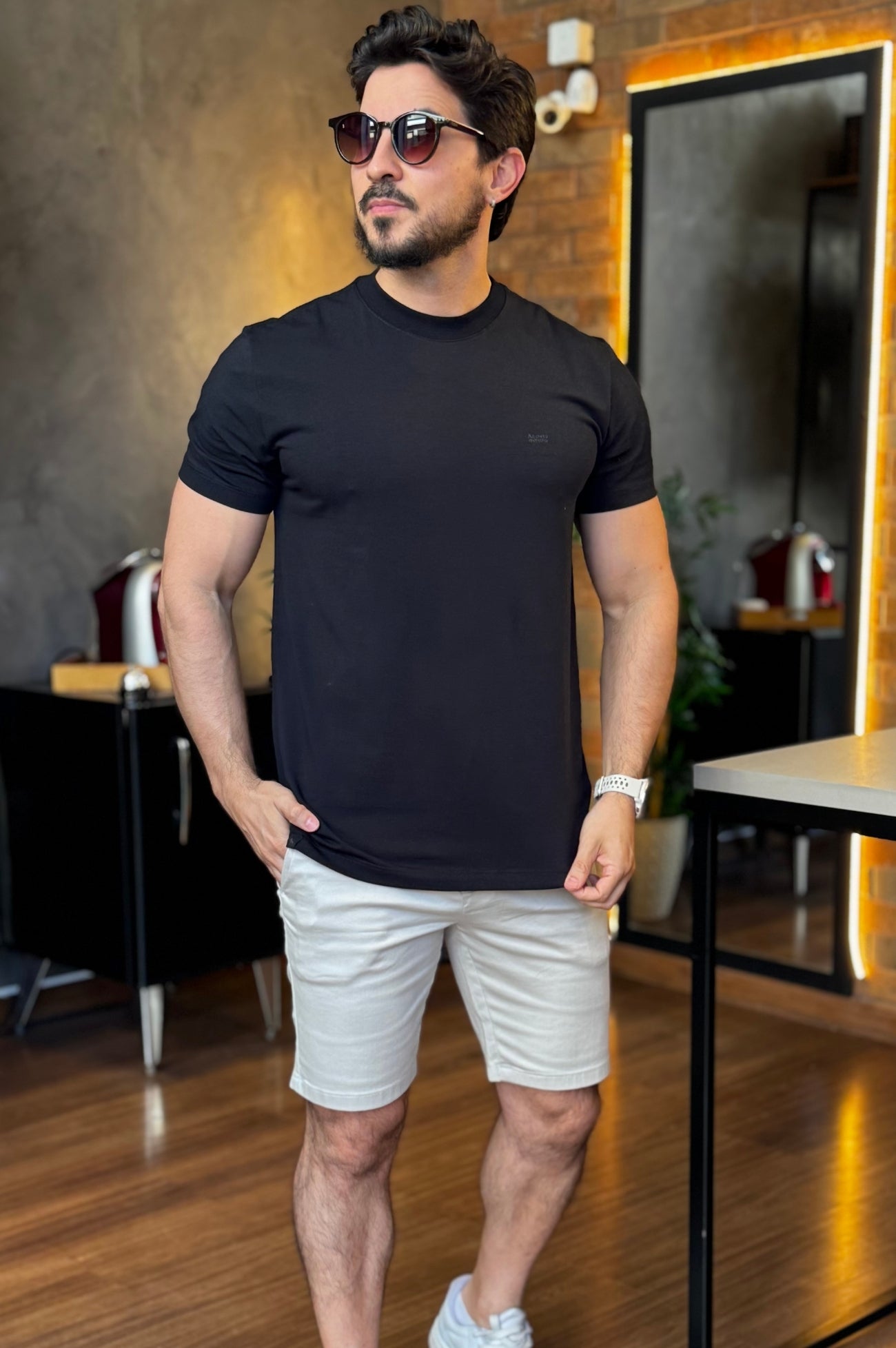 Camiseta com Escrita Acostamento