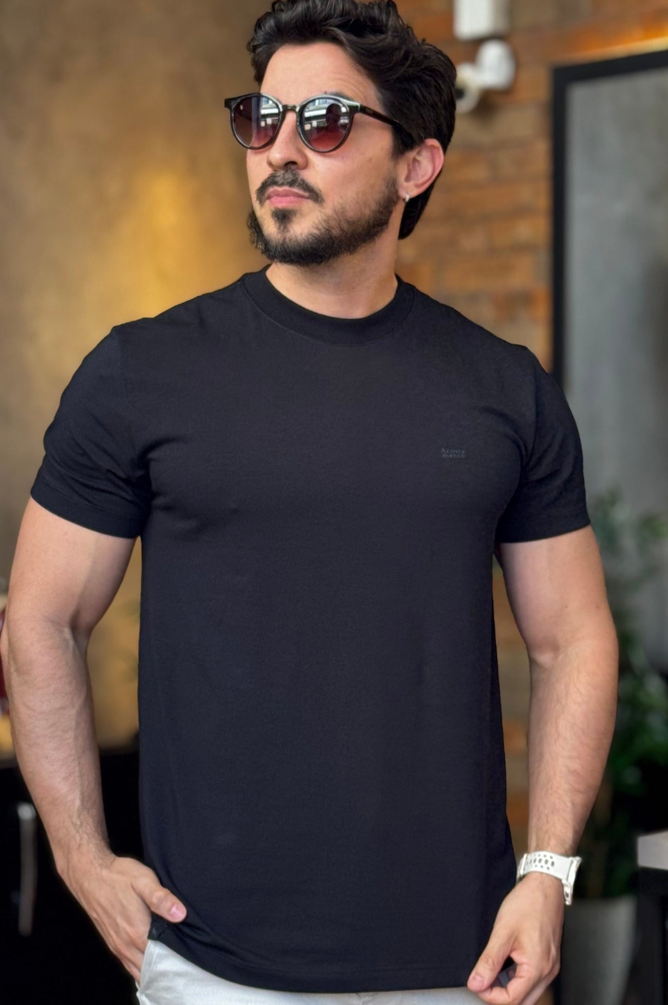 Camiseta com Escrita Acostamento