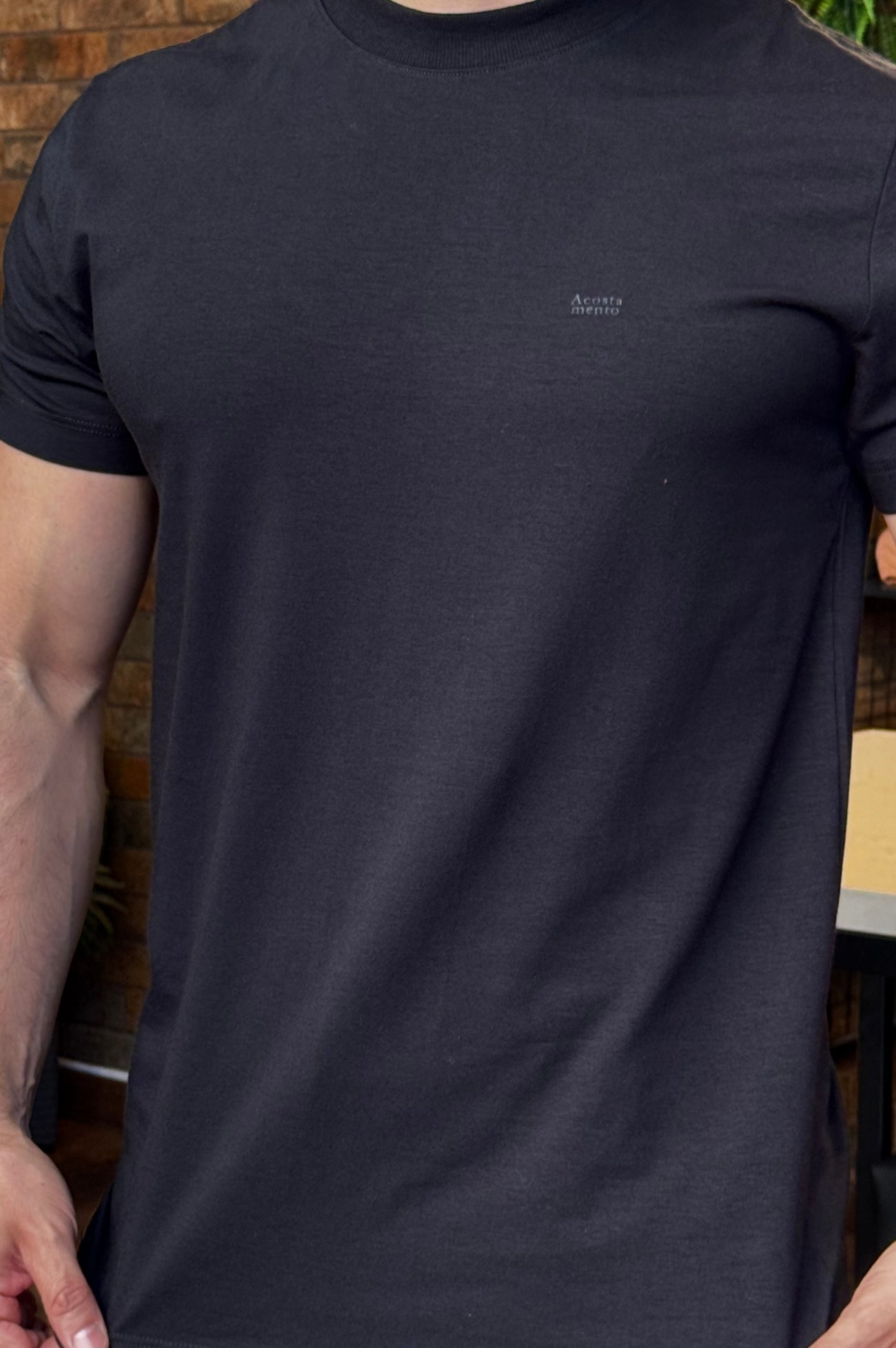 Camiseta com Escrita Acostamento