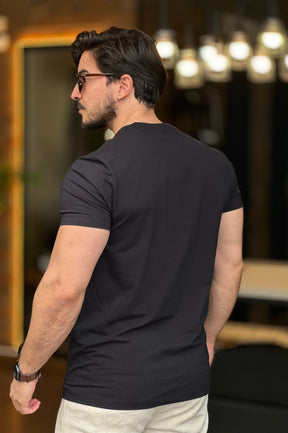 Camiseta Básica com Elastano Acostamento