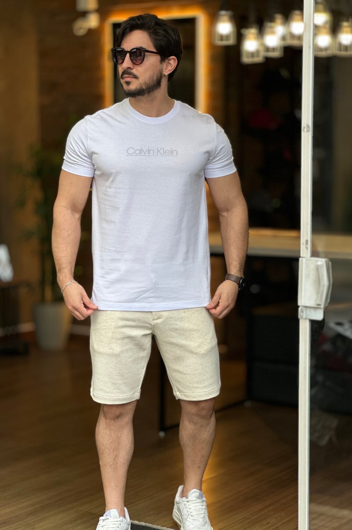 Camiseta Branca Calvin Klein