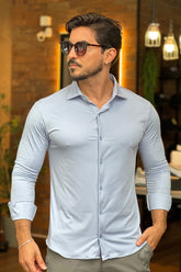 Camisa Social Tecnológica Slim Sibra