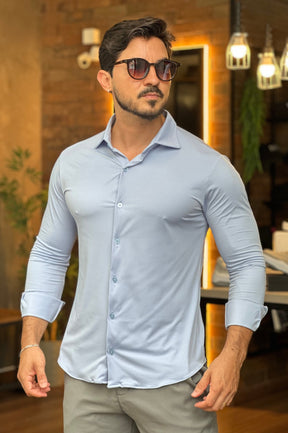 Camisa Social Tecnológica Slim Sibra