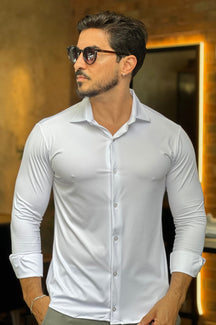 Camisa Social Tecnológica Slim Sibra