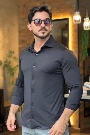 Camisa Social Tecnológica Slim Sibra