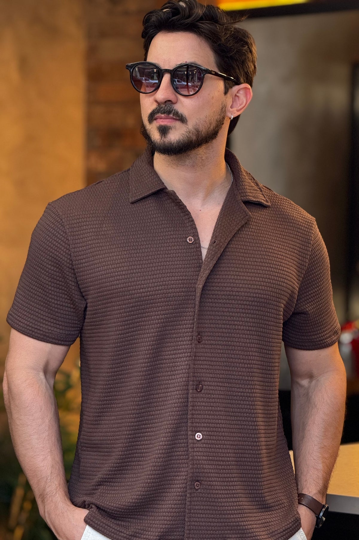 Camisa Texturizada M.artt