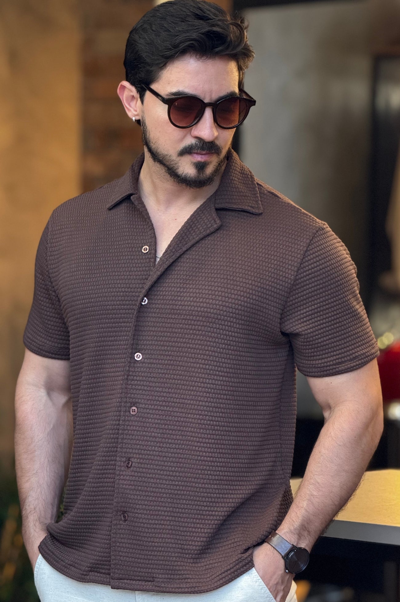 Camisa Texturizada M.artt