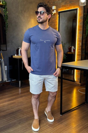 Camiseta Azul Acostamento