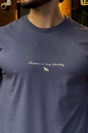 Camiseta Azul Acostamento