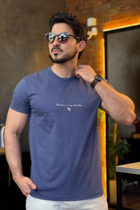 Camiseta Azul Acostamento