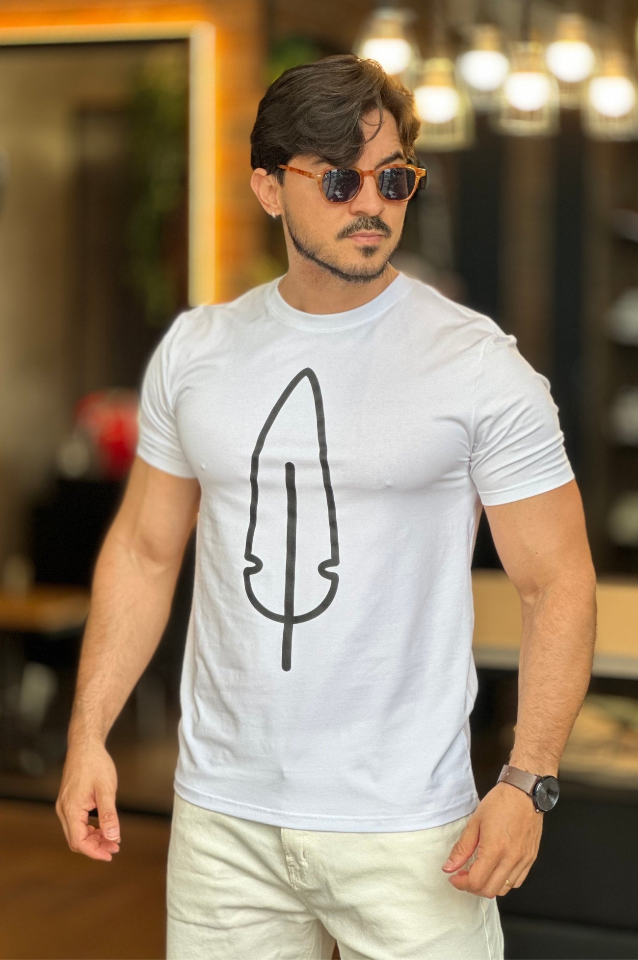 Camiseta Pena G Preta Serafine