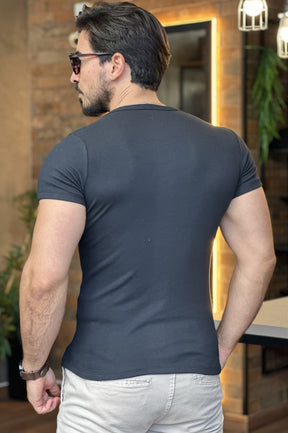 Camiseta Canelada Slim