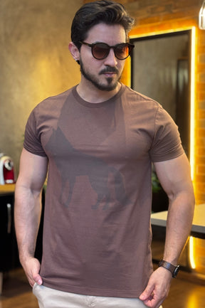 Camiseta Lobo Marrom Acostamento