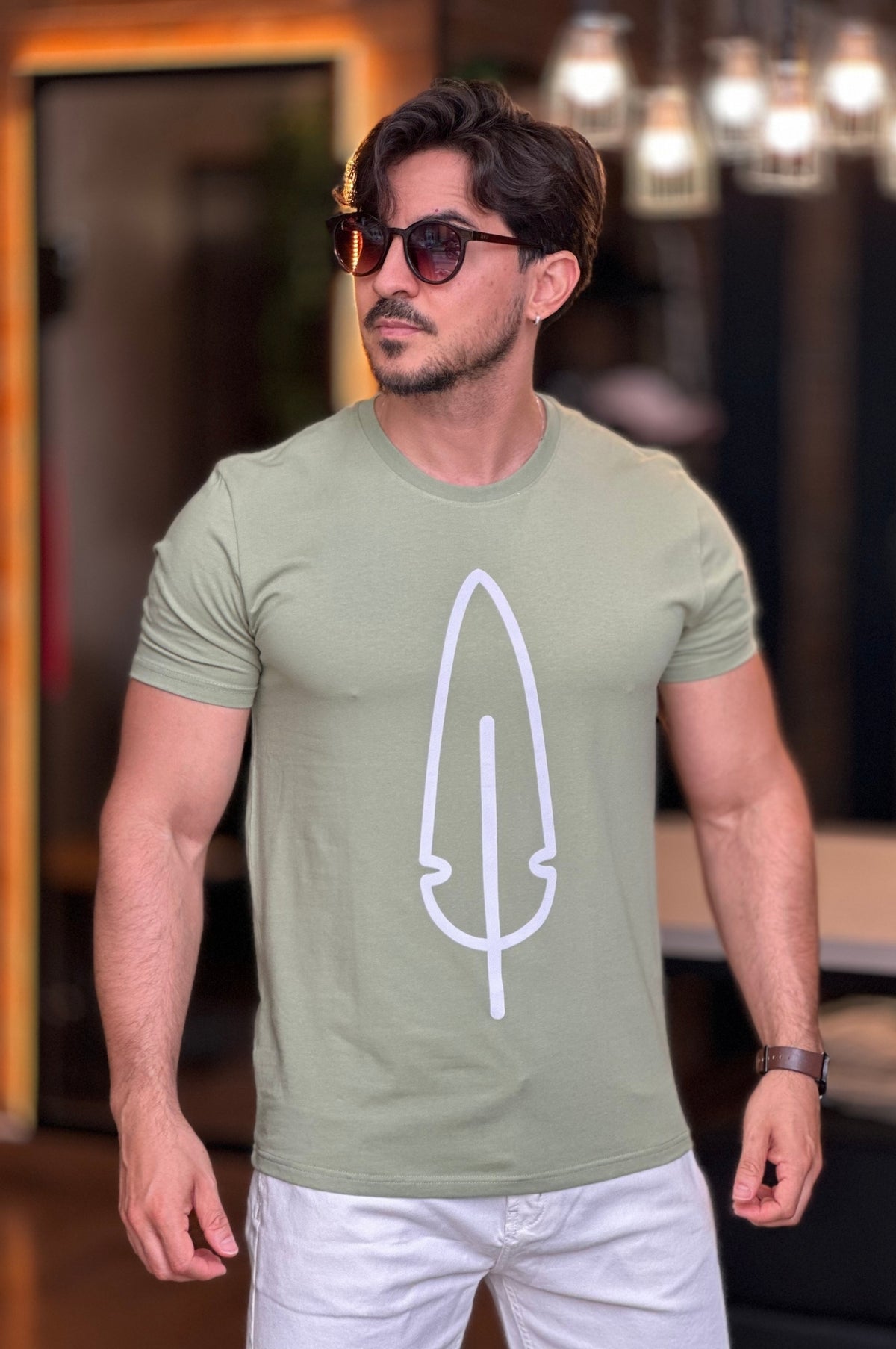 Camiseta Pena G Branca Serafine