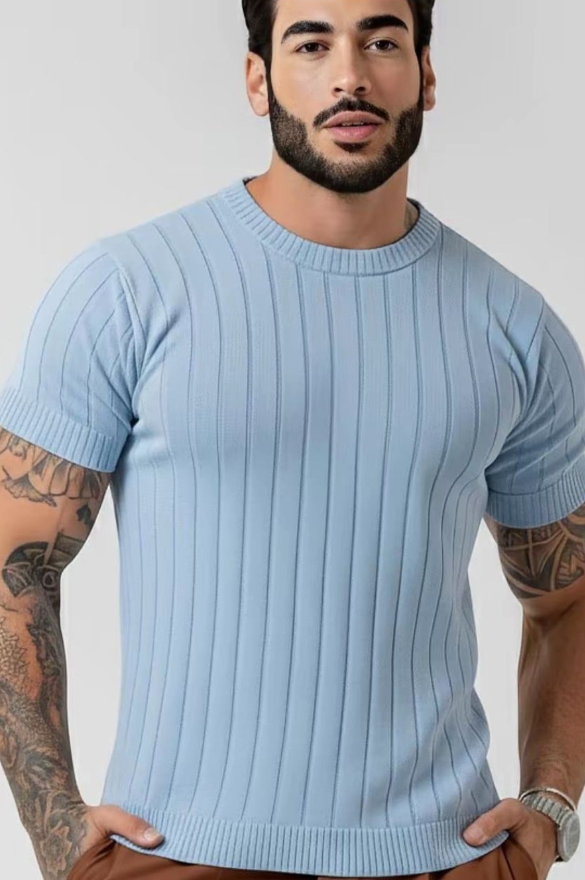 Camiseta Texturizada Tricot
