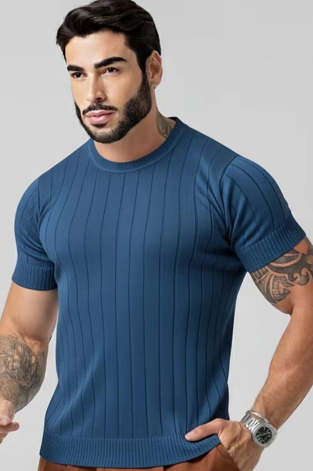 Camiseta Texturizada Tricot