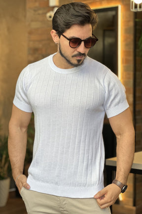 Camiseta Texturizada Tricot